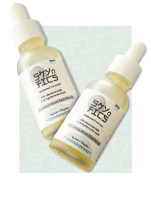 Skynfics Hydration Boost Face Serum – 10% Niacinamide + 1% Hyaluronic Acid (30ml) Pack of 2